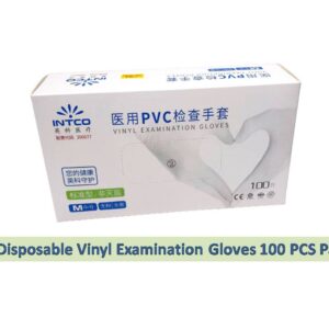 Medical Use Disposable PVC Vinyl Examination Gloves Size S, M, L, XL