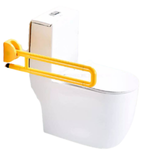 Flip Up Flip Down Folding Toilet Bathroom Elderly Safety Grab Bar Hand Rail