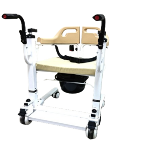 Sunshine NW Height Adjustable Mobile Commode Padded Seat Multi Purpose Transfer Chair Patient Lift S Series