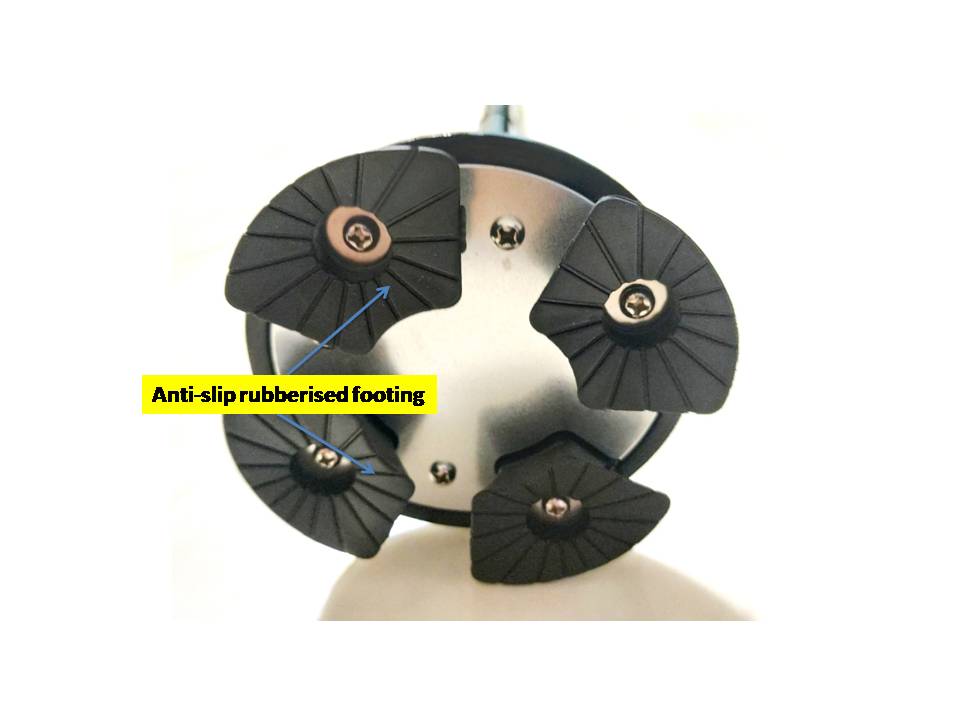 Twin Grip Cane Foldable Light Weight Aluminium Walking Stick With Double Handles LED Light - Image 6