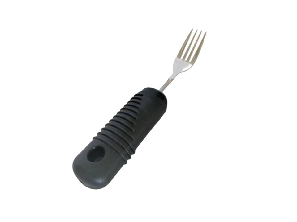 Bendable Weighted Fork Spoon Self Feeding for Elderly Parkinson Arthritis Patient Experiencing Hand Tremor Shaking Stiffness Weakness Single Piece - Image 3