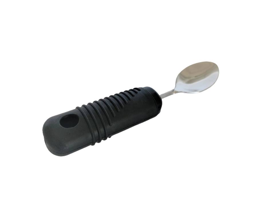 Bendable Weighted Fork Spoon Self Feeding for Elderly Parkinson Arthritis Patient Experiencing Hand Tremor Shaking Stiffness Weakness Single Piece - Image 2