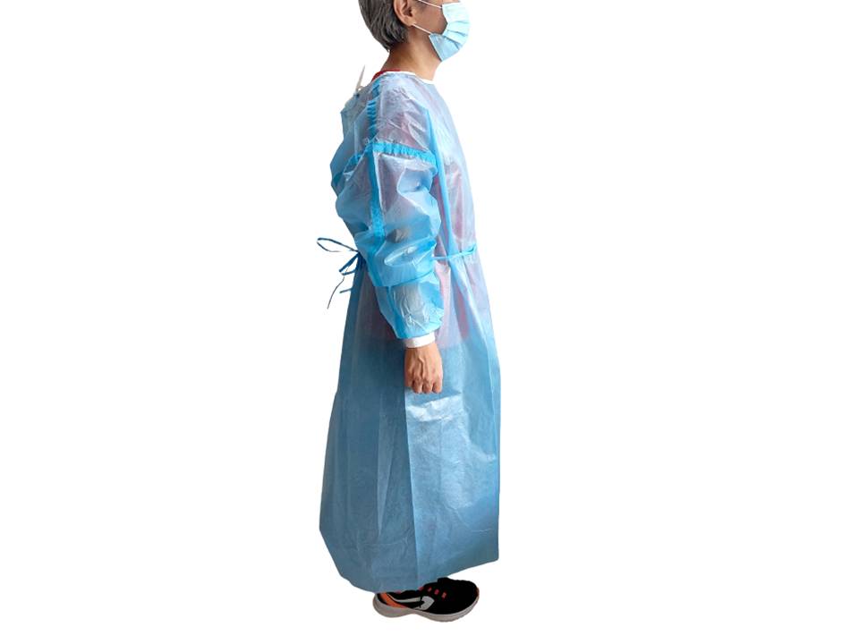 Disposable Isolation Gown PP/PP+PE/SMS Material - Image 2