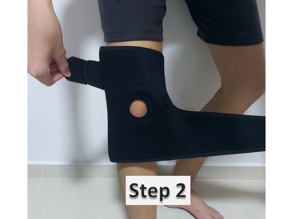 Orthopedic Neoprene Knee Brace Knee Guard Knee Support Adjustable Free Size Single Piece - Image 4