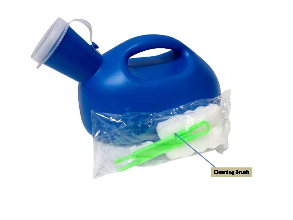 Portable Plastic Urinal For Men (2 Litre) - Image 3