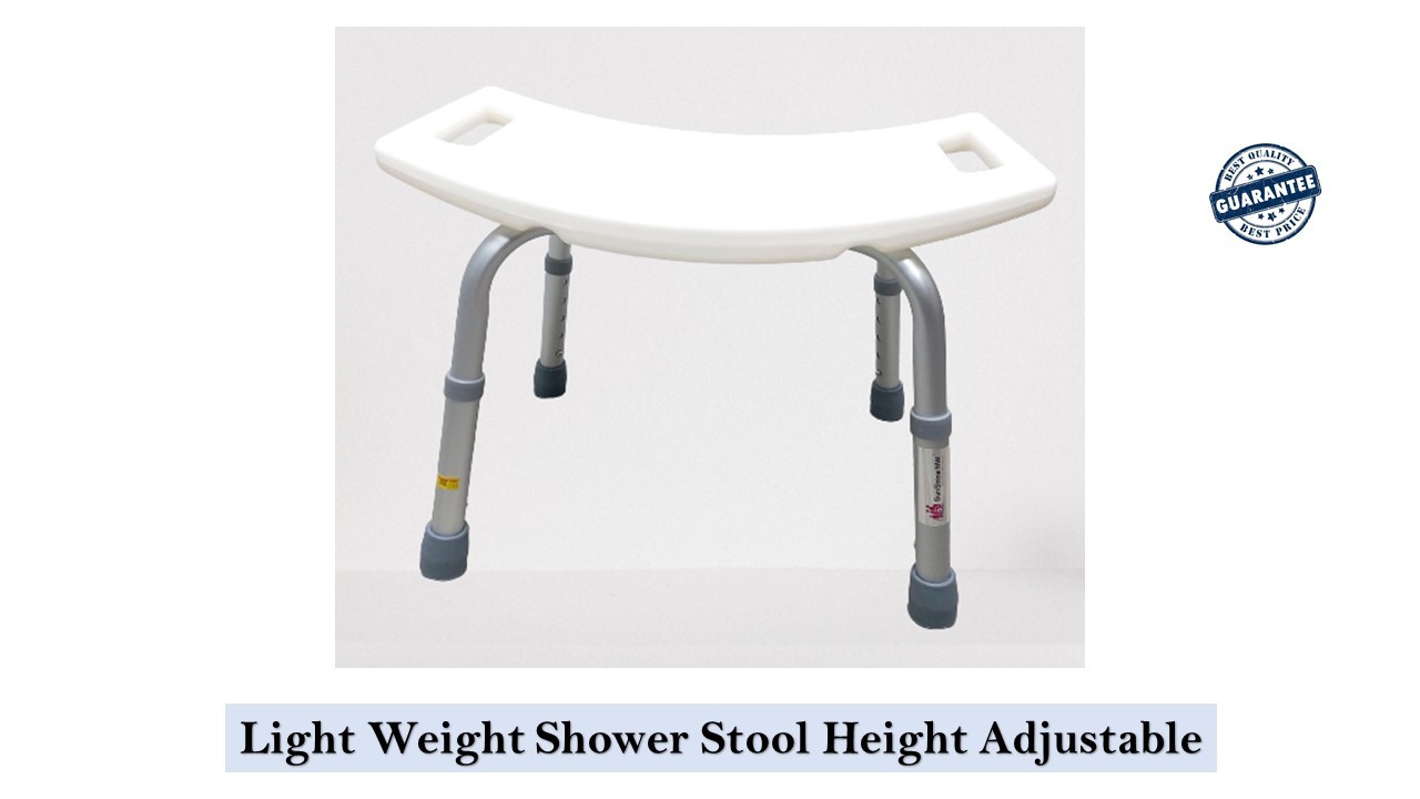 Ultra-Lightweight Aluminium Frame Shower Chair Stool