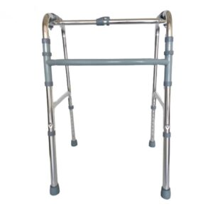 Premium Aluminium Walking Frame With Height Adjustment & Reciprocal Folding Frame